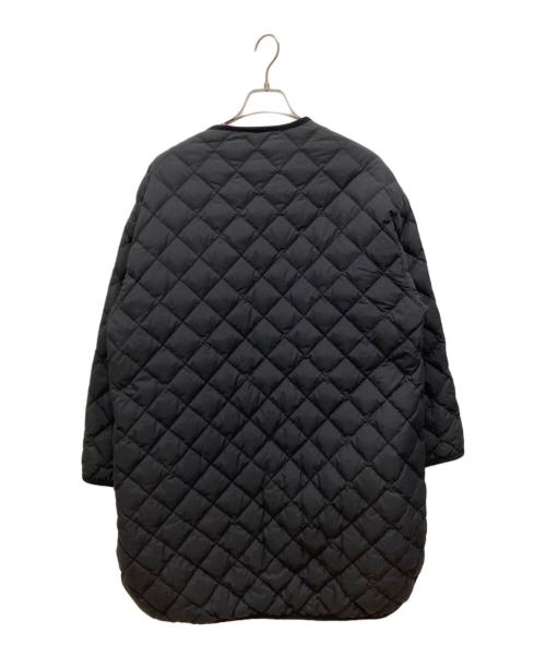 Gymphlex（ジムフレックス）Gymphlex (ジムフレックス) キルティングダウン カラーレスコート ブラック サイズ:SIZE 14の古着・服飾アイテム