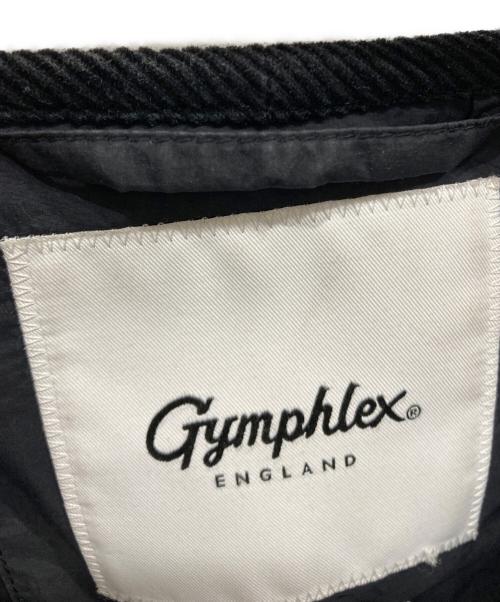 Gymphlex（ジムフレックス）Gymphlex (ジムフレックス) キルティングダウン カラーレスコート ブラック サイズ:SIZE 14の古着・服飾アイテム