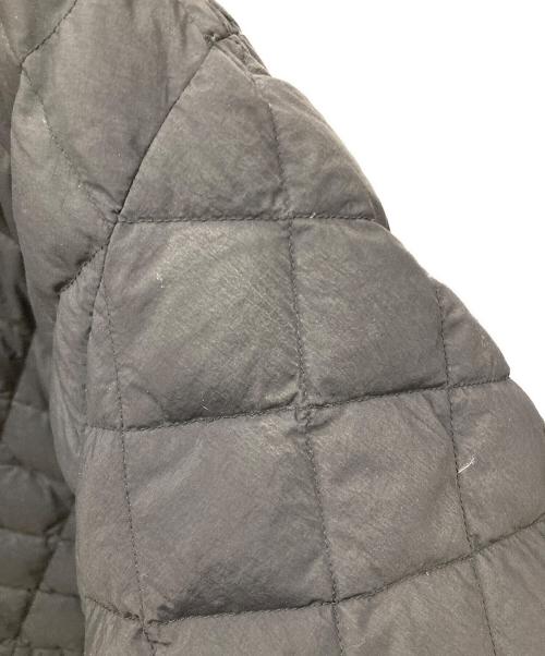 Gymphlex（ジムフレックス）Gymphlex (ジムフレックス) キルティングダウン カラーレスコート ブラック サイズ:SIZE 14の古着・服飾アイテム