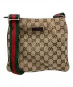 GUCCIグッチ）の古着「ショルダーバッグ」｜ベージュ