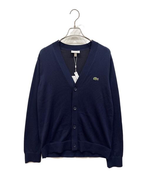 LACOSTE（ラコステ）LACOSTE (ラコステ) ニットカーディガン ネイビー サイズ:SIZE M 未使用品の古着・服飾アイテム