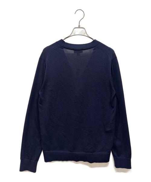 LACOSTE（ラコステ）LACOSTE (ラコステ) ニットカーディガン ネイビー サイズ:SIZE M 未使用品の古着・服飾アイテム