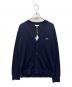 LACOSTE（ラコステ）の古着「ニットカーディガン」｜ネイビー