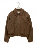 THROWスロー）の古着「F／SUEDE SWINGTOP ブルゾン」｜ブラウン