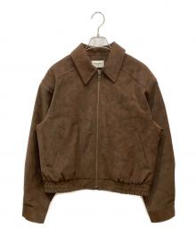 THROW（スロー）の古着「F／SUEDE SWINGTOP ブルゾン」｜ブラウン