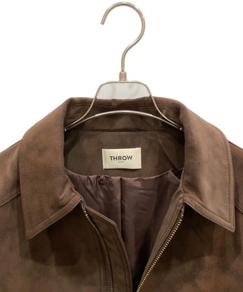 THROW（スロー）THROW (スロー) F／SUEDE SWINGTOP ブルゾン ブラウン サイズ:SIZE Freeの古着・服飾アイテム