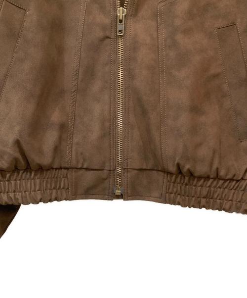 THROW（スロー）THROW (スロー) F／SUEDE SWINGTOP ブルゾン ブラウン サイズ:SIZE Freeの古着・服飾アイテム