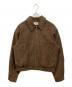 THROW（スロー）の古着「F／SUEDE SWINGTOP ブルゾン」｜ブラウン