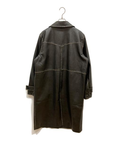 SLY（スライ）SLY (スライ) LONG F／LEATHER ジャケット ブラック サイズ:SIZE Freeの古着・服飾アイテム