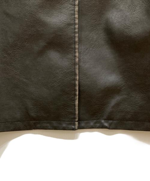 SLY（スライ）SLY (スライ) LONG F／LEATHER ジャケット ブラック サイズ:SIZE Freeの古着・服飾アイテム