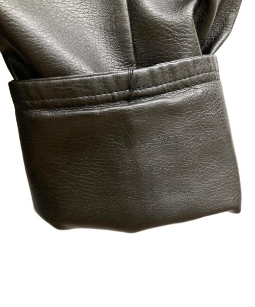 SLY（スライ）SLY (スライ) LONG F／LEATHER ジャケット ブラック サイズ:SIZE Freeの古着・服飾アイテム