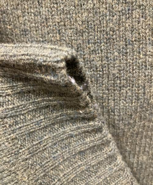 INVERALLAN（インバーアラン）INVERALLAN (インバーアラン) Shetland Crew Neck Sweater オリーブ サイズ:SIZE 38の古着・服飾アイテム