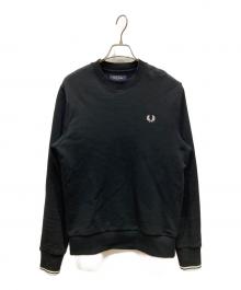 FRED PERRY（フレッドペリー）の古着「Crew Neck Sweatshirt」｜ブラック