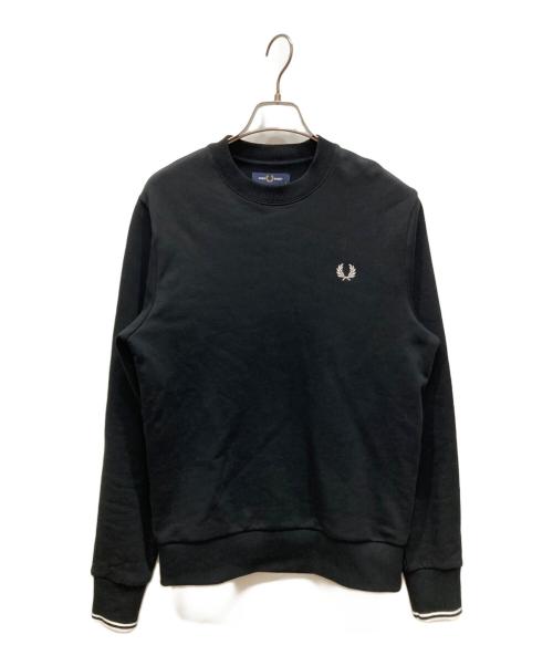 FRED PERRY（フレッドペリー）FRED PERRY (フレッドペリー) Crew Neck Sweatshirt ブラック サイズ:SIZE Sの古着・服飾アイテム