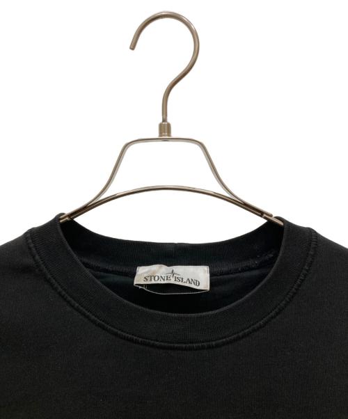 STONE ISLAND（ストーンアイランド）STONE ISLAND (ストーンアイランド) ORGANIC COTTON FLEECE ブラック サイズ:SIZE Mの古着・服飾アイテム
