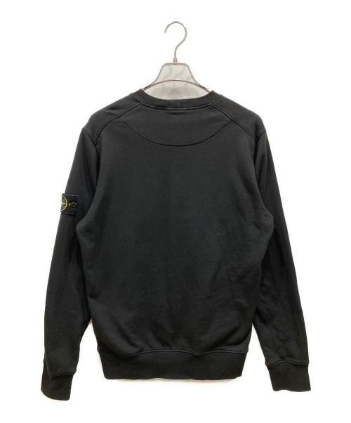 STONE ISLAND（ストーンアイランド）STONE ISLAND (ストーンアイランド) ORGANIC COTTON FLEECE ブラック サイズ:SIZE Mの古着・服飾アイテム