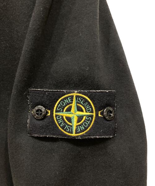 STONE ISLAND（ストーンアイランド）STONE ISLAND (ストーンアイランド) ORGANIC COTTON FLEECE ブラック サイズ:SIZE Mの古着・服飾アイテム