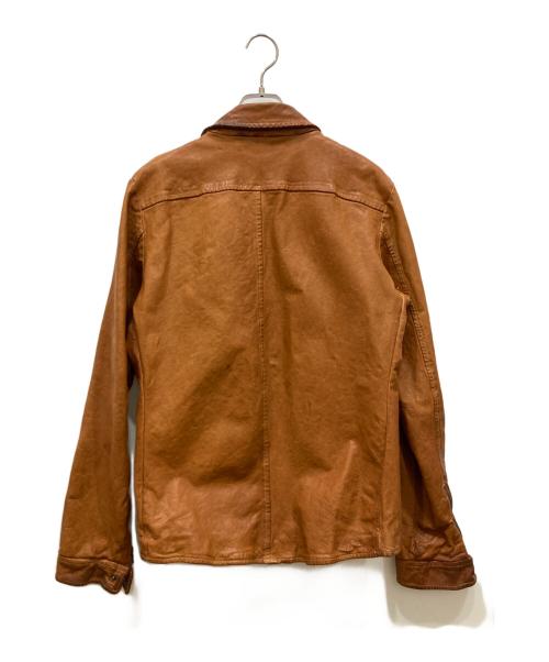 FAKTOR（ファクター）FAKTOR (ファクター) レザージャケット ブラウン サイズ:-の古着・服飾アイテム