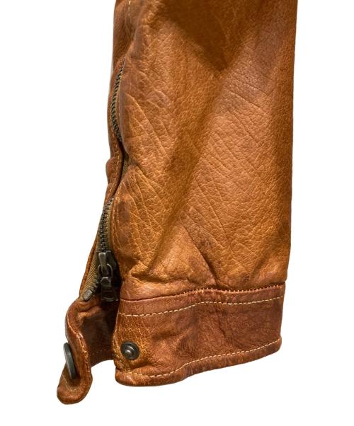 FAKTOR（ファクター）FAKTOR (ファクター) レザージャケット ブラウン サイズ:-の古着・服飾アイテム
