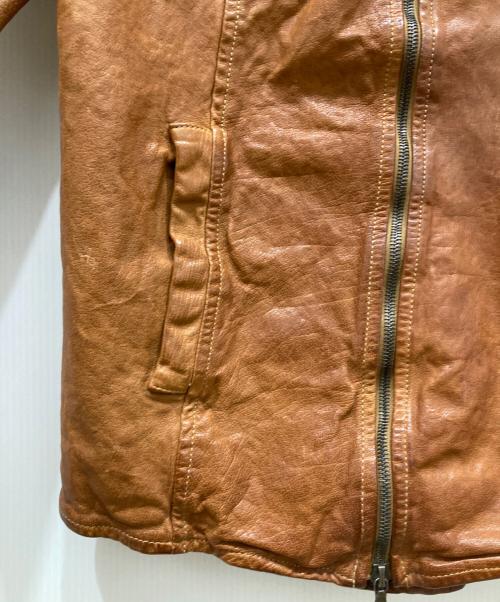 FAKTOR（ファクター）FAKTOR (ファクター) レザージャケット ブラウン サイズ:-の古着・服飾アイテム