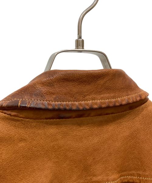 FAKTOR（ファクター）FAKTOR (ファクター) レザージャケット ブラウン サイズ:-の古着・服飾アイテム