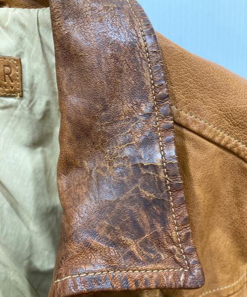 FAKTOR（ファクター）FAKTOR (ファクター) レザージャケット ブラウン サイズ:-の古着・服飾アイテム