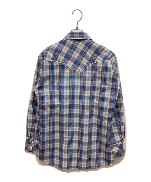 H BAR C（エイチバーシー）H BAR C (エイチバーシー) チェックシャツ ブルー サイズ:不明の古着・服飾アイテム