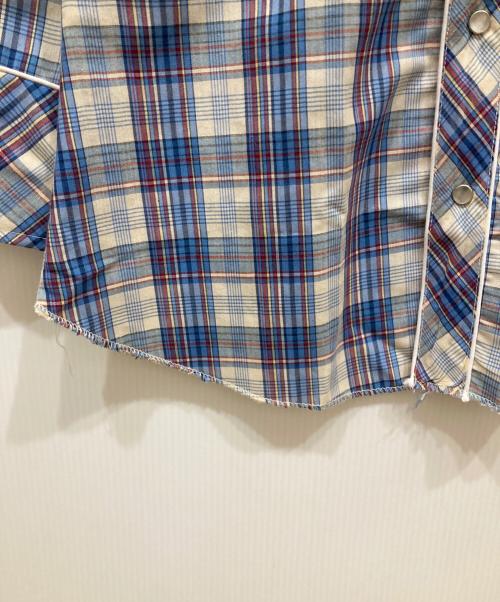 H BAR C（エイチバーシー）H BAR C (エイチバーシー) チェックシャツ ブルー サイズ:不明の古着・服飾アイテム