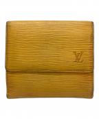 LOUIS VUITTONルイ ヴィトン）の古着「3つ折り財布」｜イエロー