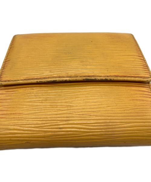 LOUIS VUITTON（ルイ ヴィトン）LOUIS VUITTON (ルイ ヴィトン) 3つ折り財布 イエローの古着・服飾アイテム