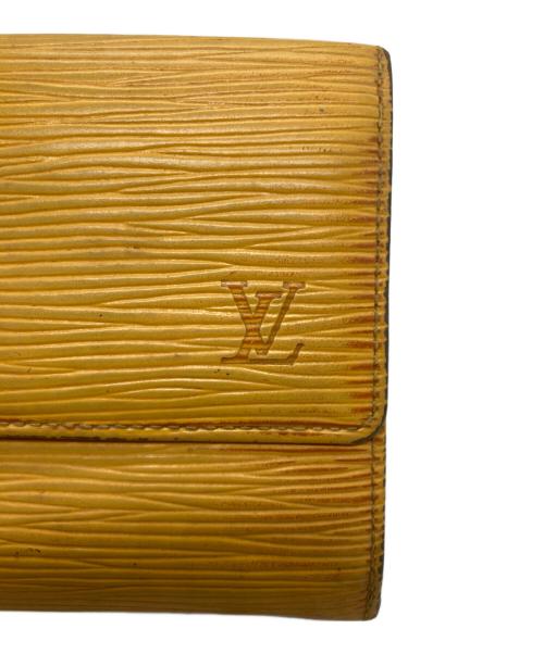 LOUIS VUITTON（ルイ ヴィトン）LOUIS VUITTON (ルイ ヴィトン) 3つ折り財布 イエローの古着・服飾アイテム