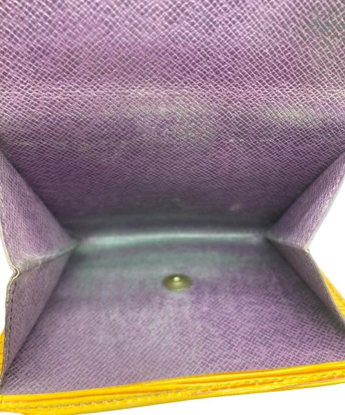 LOUIS VUITTON（ルイ ヴィトン）LOUIS VUITTON (ルイ ヴィトン) 3つ折り財布 イエローの古着・服飾アイテム