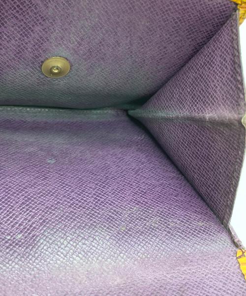 LOUIS VUITTON（ルイ ヴィトン）LOUIS VUITTON (ルイ ヴィトン) 3つ折り財布 イエローの古着・服飾アイテム
