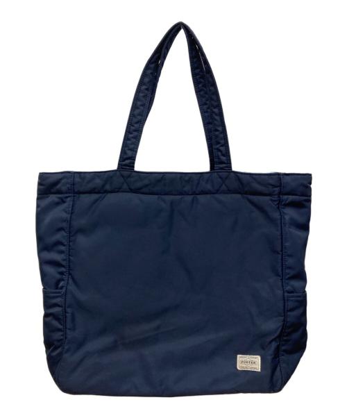 PORTER（ポーター）PORTER (ポーター) ナイロントートバッグ ネイビー×ブルーの古着・服飾アイテム
