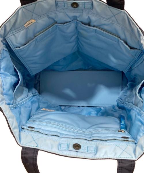 PORTER（ポーター）PORTER (ポーター) ナイロントートバッグ ネイビー×ブルーの古着・服飾アイテム