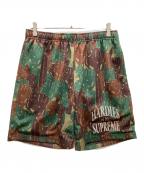 SUPREMEシュプリーム）の古着「Week 14 Hardies Camo Basketball Short」｜カーキ×ブラウン