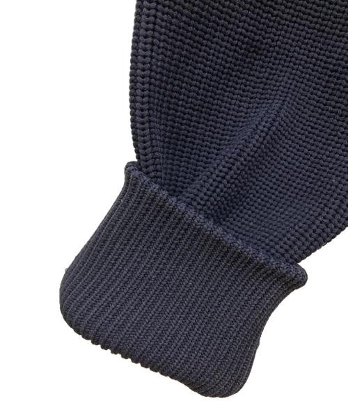 G-Stage（ジーステージ）G-Stage (ジーステージ) ニット切替ダウンジャケット ネイビー×ブラック サイズ:46の古着・服飾アイテム