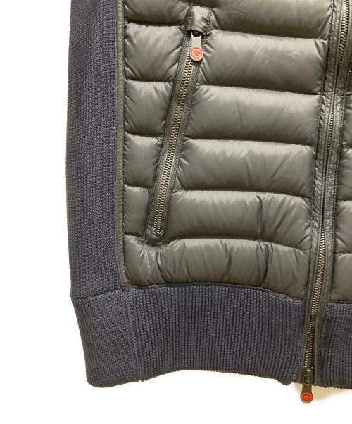 G-Stage（ジーステージ）G-Stage (ジーステージ) ニット切替ダウンジャケット ネイビー×ブラック サイズ:46の古着・服飾アイテム