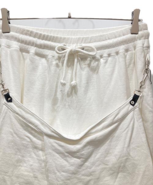 FACETASM（ファセッタズム）FACETASM (ファセッタズム) BONDAGE SWEAT PANTS ホワイト×グリーン サイズ:SIZE 3の古着・服飾アイテム