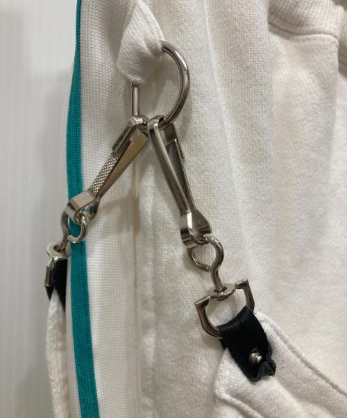 FACETASM（ファセッタズム）FACETASM (ファセッタズム) BONDAGE SWEAT PANTS ホワイト×グリーン サイズ:SIZE 3の古着・服飾アイテム