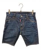 DSQUARED2ディースクエアード）の古着「LONG PENCIL SHORT」｜インディゴ
