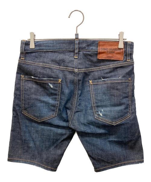 DSQUARED2（ディースクエアード）DSQUARED2 (ディースクエアード) LONG PENCIL SHORT インディゴ サイズ:SIZE 44の古着・服飾アイテム