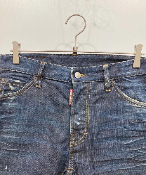 DSQUARED2（ディースクエアード）DSQUARED2 (ディースクエアード) LONG PENCIL SHORT インディゴ サイズ:SIZE 44の古着・服飾アイテム