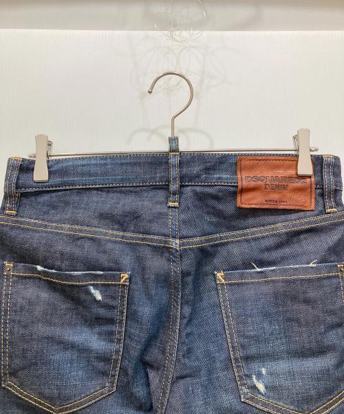 DSQUARED2（ディースクエアード）DSQUARED2 (ディースクエアード) LONG PENCIL SHORT インディゴ サイズ:SIZE 44の古着・服飾アイテム