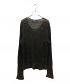 POLO RALPH LAURENポロ・ラルフローレン）の古着「かぎ編みニット」｜ブラック