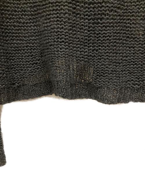 POLO RALPH LAUREN（ポロ・ラルフローレン）POLO RALPH LAUREN (ポロ・ラルフローレン) かぎ編みニット ブラック サイズ:Ⅼの古着・服飾アイテム