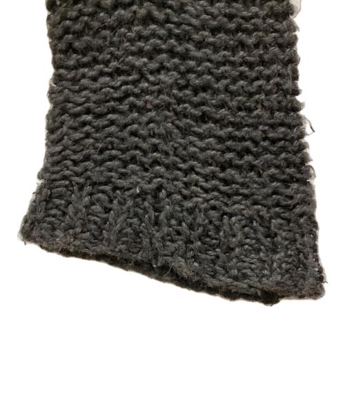 POLO RALPH LAUREN（ポロ・ラルフローレン）POLO RALPH LAUREN (ポロ・ラルフローレン) かぎ編みニット ブラック サイズ:Ⅼの古着・服飾アイテム