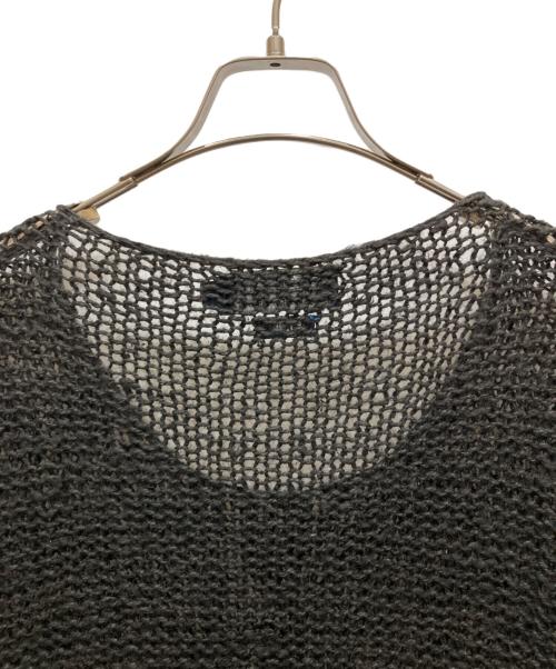 POLO RALPH LAUREN（ポロ・ラルフローレン）POLO RALPH LAUREN (ポロ・ラルフローレン) かぎ編みニット ブラック サイズ:Ⅼの古着・服飾アイテム