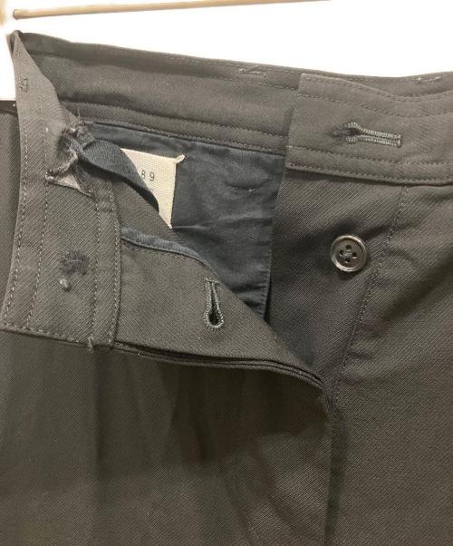 Maison Margiela（メゾンマルジェラ）Maison Margiela (メゾンマルジェラ) ウールスラックス ブラック サイズ:38の古着・服飾アイテム