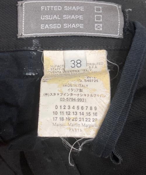Maison Margiela（メゾンマルジェラ）Maison Margiela (メゾンマルジェラ) ウールスラックス ブラック サイズ:38の古着・服飾アイテム